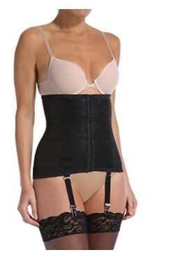 Photo 1 of Rago Shapewear Waist Cincher with Garter Belt Style 21 - Black - 4XLarge