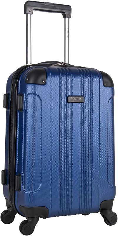 Photo 1 of Kenneth Cole Reaction Out Of Bounds Luggage Collection Lightweight Durable Hardside 4-Wheel Spinner Travel Suitcase Bags, Cobalt Blue, 20-Inch Carry On