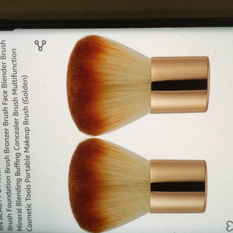 Photo 1 of 2 pieces kabuki brushes, powder brushes...