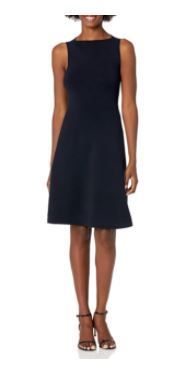 Photo 1 of Lark & Ro Women's Sleeveless Ballet Neck Fit and Flare Sweater Dress...Medium...
