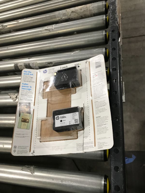Photo 1 of Original HP 932XL Black High-yield Ink Cartridge | Works with HP OfficeJet 6100, 6600, 6700, 7110, 7510, 7610 Series | CN053AN