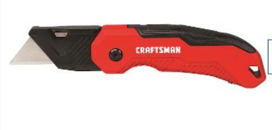 Photo 1 of 3/4-in 1-Blade Folding Utility Knife with On Tool Blade Storage