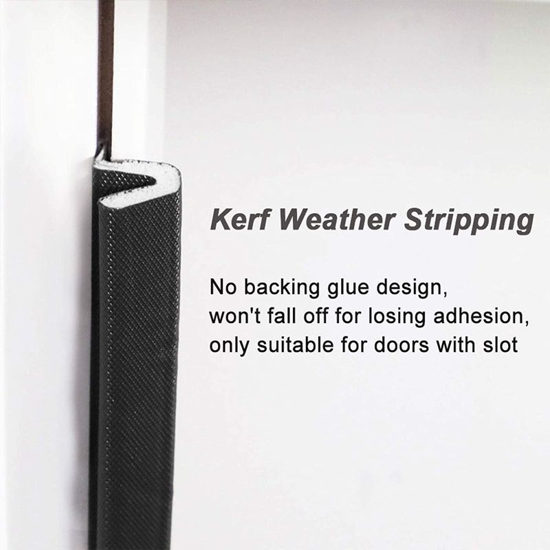 Photo 1 of 38"x 83" Kerf Weather Stripping, Door Seal Brown