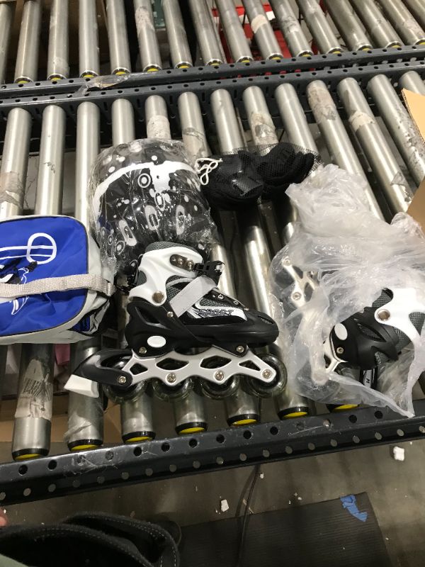 Photo 1 of Kids LED Light up Inline Skate and Safety Gear, Size "Small", 