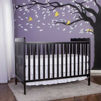 Photo 1 of Dream On Me Classic 3-in-1 Convertible Crib in Black See original listing
