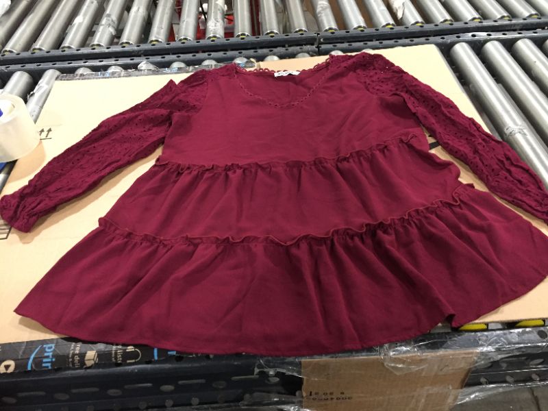 Photo 1 of Grace Karin Women's Blouse Burgundy...Small...