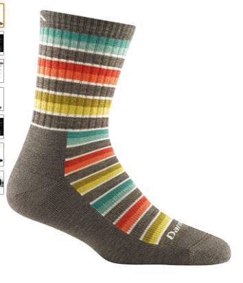 Photo 1 of Darn Tough (1994) Decade Stripe Micro Crew Midweight with Cushion Women's Sock...MEDIUM...
