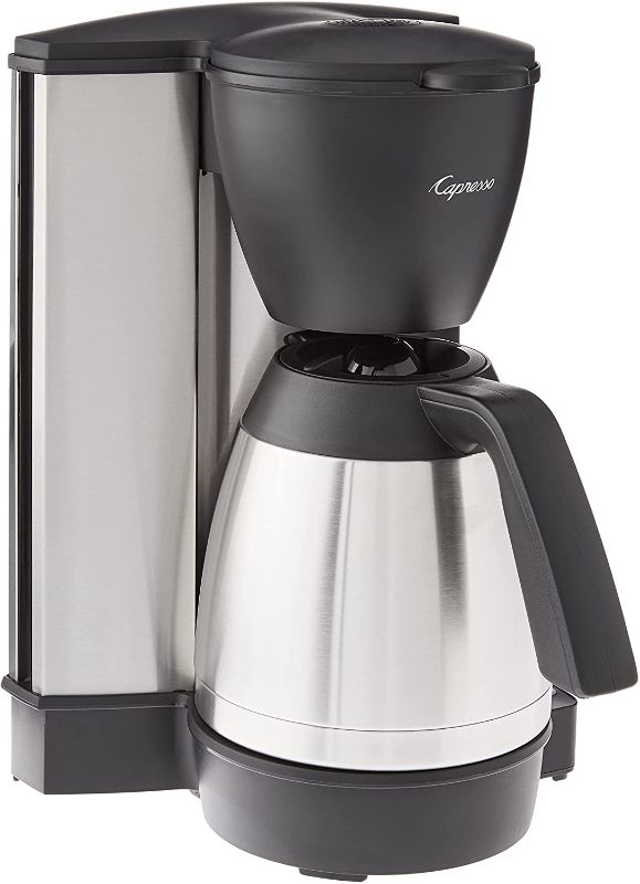 Photo 1 of Capresso 485.05 MT600 Plus 10-Cup Programmable Coffee Maker with Thermal Carafe,Black
