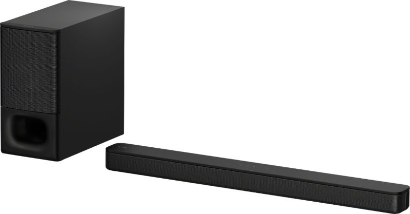 Photo 1 of Sony - 2.1-Channel Soundbar with Wireless Subwoofer and Dolby Digital - Black
