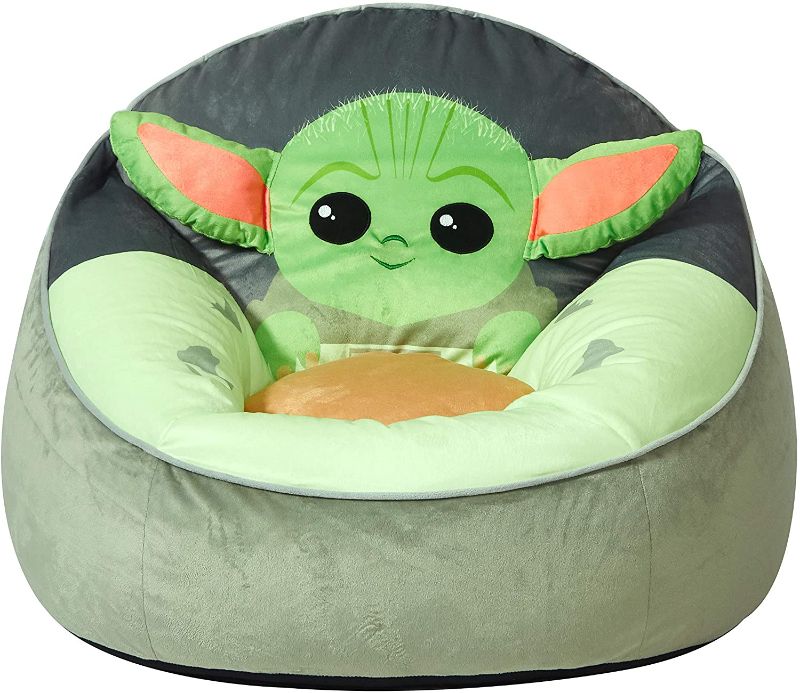 Photo 1 of Idea Nuova, Inc. Disney Star Wars The Mandalorian Featuring The Child Micromink Bean Bag Chair
