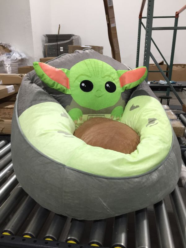 Photo 3 of Idea Nuova, Inc. Disney Star Wars The Mandalorian Featuring The Child Micromink Bean Bag Chair
