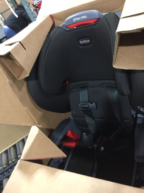Photo 2 of Britax Grow with You ClickTight Harness-2-Booster Car Seat, Cool N Dry - Cool Flow Moisture Wicking Fabric