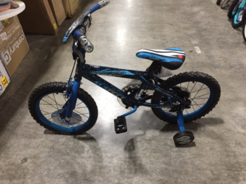 Photo 4 of Dynacraft 16" Suspect Boys Bike with Front Hand Brake, Blue