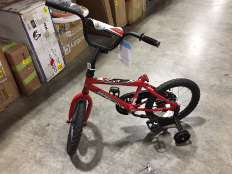 Photo 2 of Huffy 16 Inch Rock It Boys Sidewalk Bike, Red