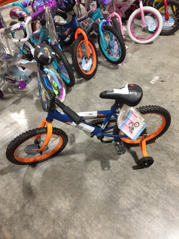 Photo 2 of Dynacraft 16" Hot Wheels Boy's Bike with Rev Grip, Blue