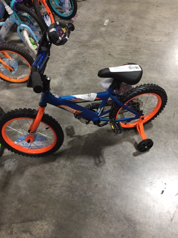 Photo 2 of Dynacraft 16" Hot Wheels Boy's Bike with Rev Grip, Blue