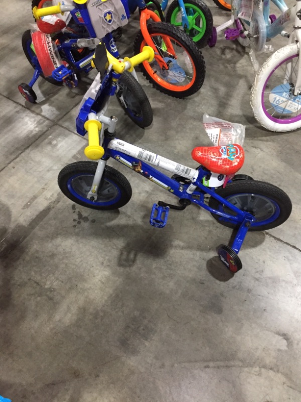 Photo 2 of Nickelodeon's PAW Patrol: Chase Bicycle, 12-inch wheels, ages 2 - 4, blue, preschool kids bike