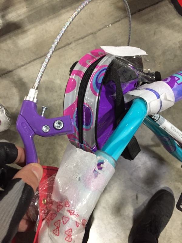 Photo 3 of Dynacraft 16" Twilight Girls Bike with Dipped Paint Effect, Blue/Purple
