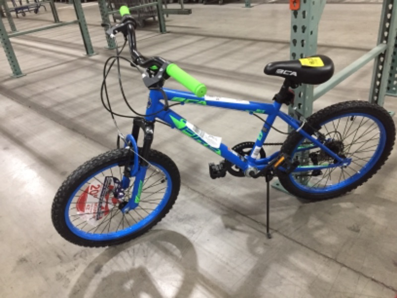 Photo 1 of BCA 20" Crossfire 6-Speed Boy's Mountain Bike, Blue/Green