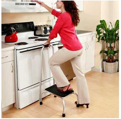 Photo 1 of HANDY SINGLE STEP SUPPORT STOOL WITH SAFETY RAIL