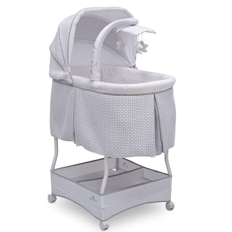 Photo 1 of Serta iComfort Hands-Free Auto-Glide Bedside Bassinet - Portable Crib Features Silent, Smooth Gliding Motion That Soothes Baby, Cameron