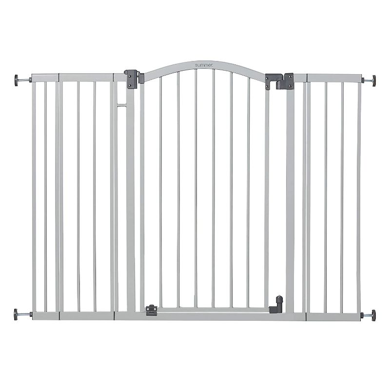 Photo 1 of Summer Infant Extra Tall & Extra Wide Safety Gate, 29.5 - 53 Inch Wide & 38" Tall, for Doorways & Stairways, with Auto-Close & Hold-Open, Grey