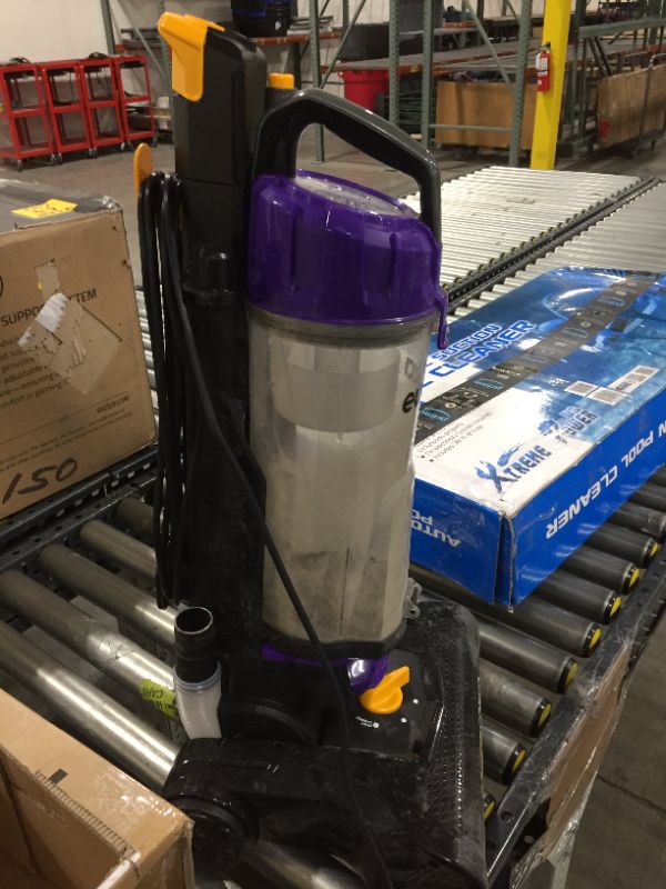 Photo 2 of eureka NEU182B PowerSpeed Bagless Upright Vacuum Cleaner, Lite, Purple