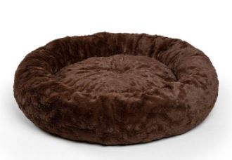 Photo 1 of Best Friends by Sheri Orthopedic Relief Donut Cuddler Dog Bed, Brown...
