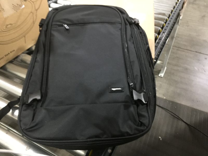 Photo 2 of Amazon Basics Carry-On Travel Backpack - Black
