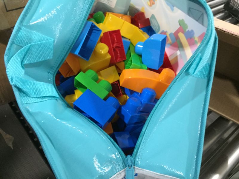 Photo 3 of Mega Bloks First Builders Deluxe Building Bag with Big Building Blocks, Building Toys for Toddlers (150 Pieces)
