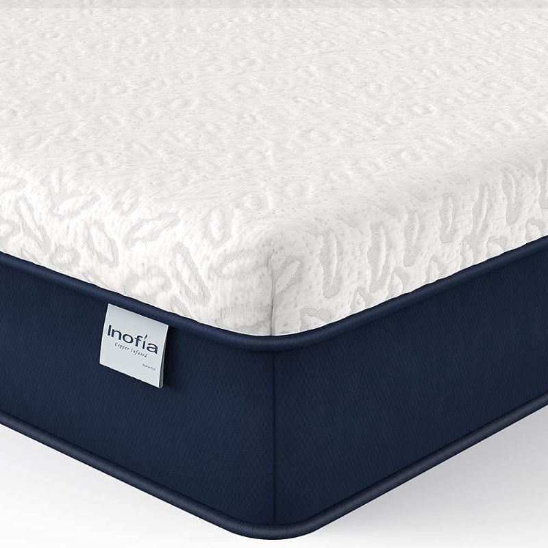 Photo 1 of Full Mattress 10 Inch, Inofia Cooling Copper Adaptive Memory Foam Mattress with CertiPUR-US Bed Mattress in a Box for Sleep Cooler & Pressure Relief Supportive, Made in USA
