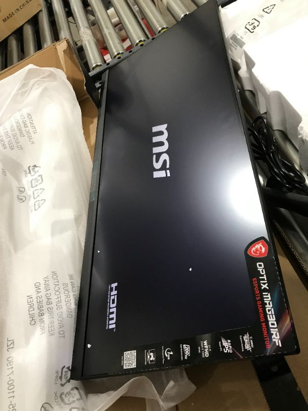 Photo 5 of MSI Full HD Rapid-IPS 1ms 2560 x 1080 Ultra Wide 200Hz Refresh Rate HDR Ready G-Sync Compatible 30” Gaming Monitor (Optix MAG301RF)
