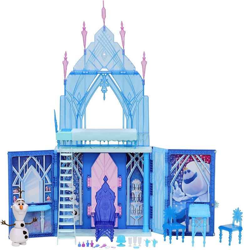 Photo 1 of Disney Frozen 2 Elsa's Fold and Go Ice Palace, Castle Playset, Toy for Kids Ages 3 and Up
