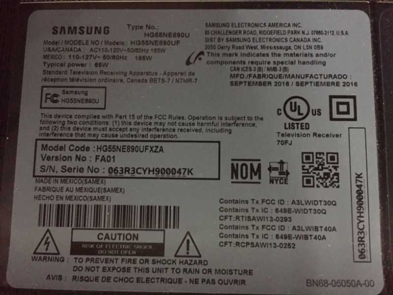 Photo 4 of SAMSUNG 55IN 2021 MODEL HG55NT690UF