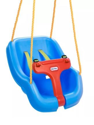 Photo 1 of Little Tikes 2-in-1 Snug 'n Secure Swing - Blue
