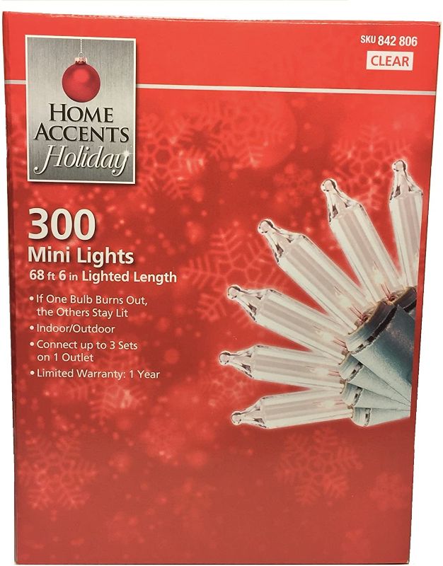 Photo 1 of 300 Mini Lights, 68 ft 6" Lighted Length