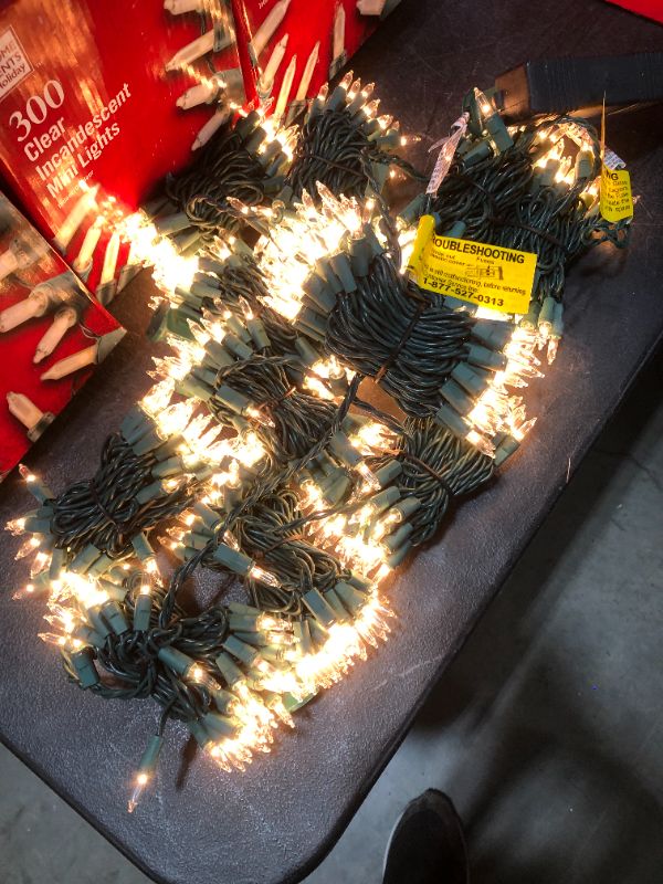 Photo 1 of 300 Mini Lights, 68 ft 6" Lighted Length Set of 2