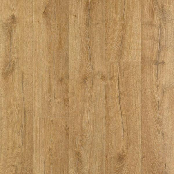 Photo 1 of (12 pack) Outlast+ 7.48 in. W Marigold Oak Waterproof Laminate Wood Flooring (19.63 sq. ft./case)
