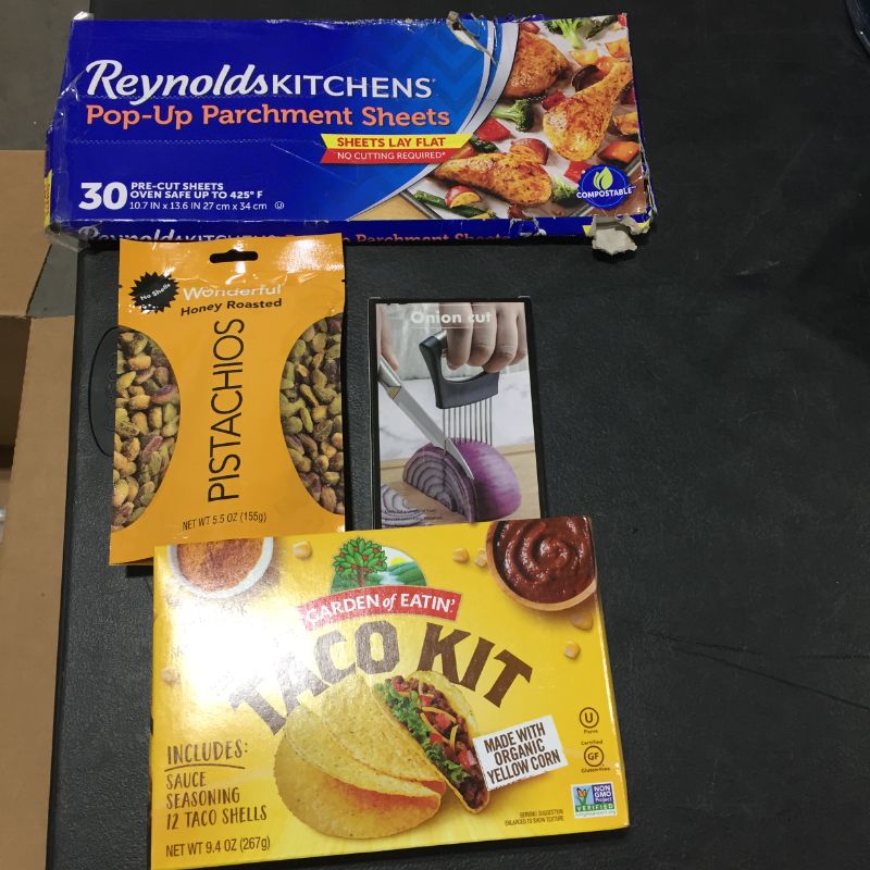 Photo 1 of box lot- kitchen items 