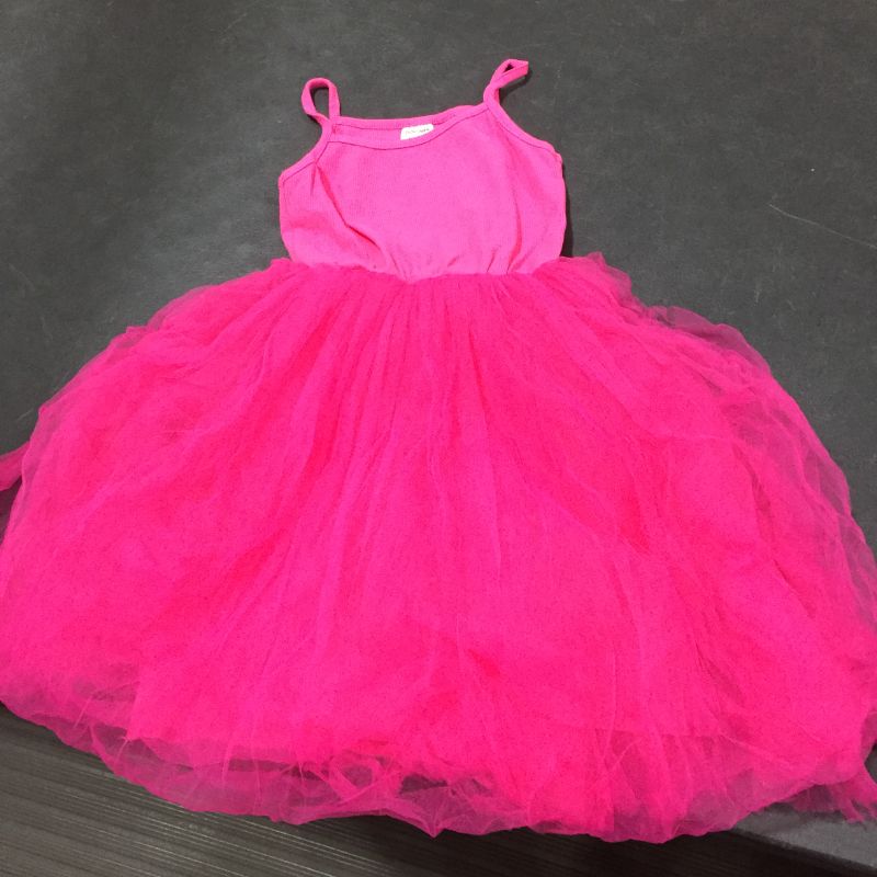 Photo 2 of Baby Girls Tutu Dress Sleeveless Infant Toddler Sundress Tulle Bubble 5 Layers size 120