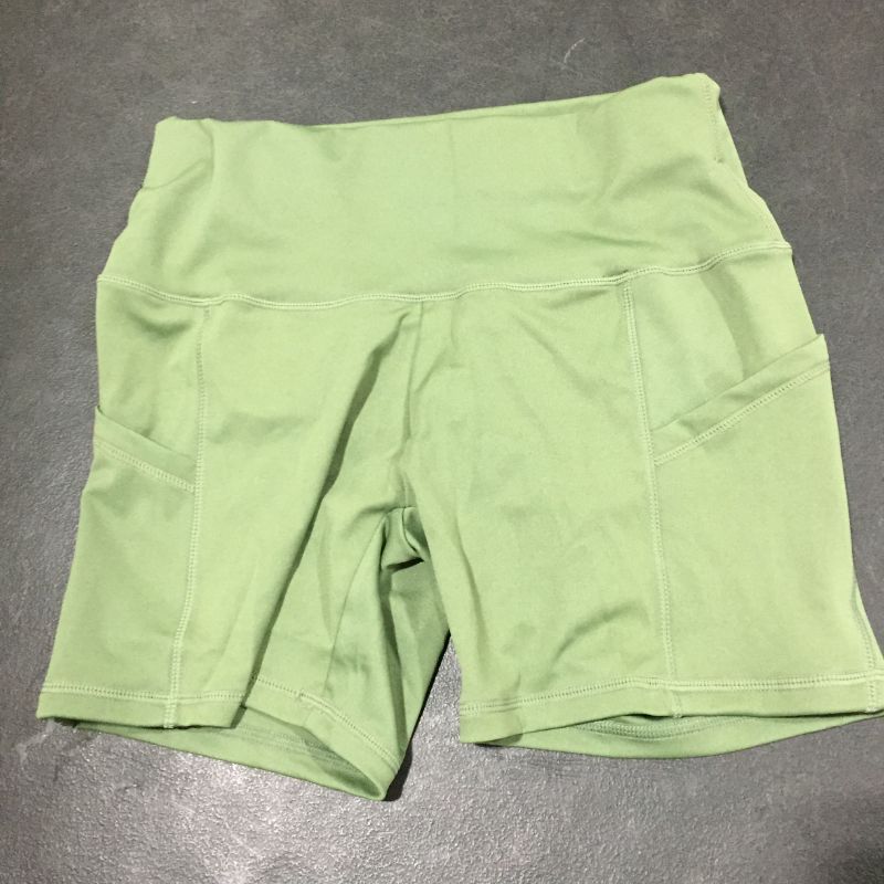 Photo 1 of FLORATA Scrunch Butt Lifting Shorts for Women Gym Workout Spandex Booty Shorts High Waisted Yoga Shorts size M