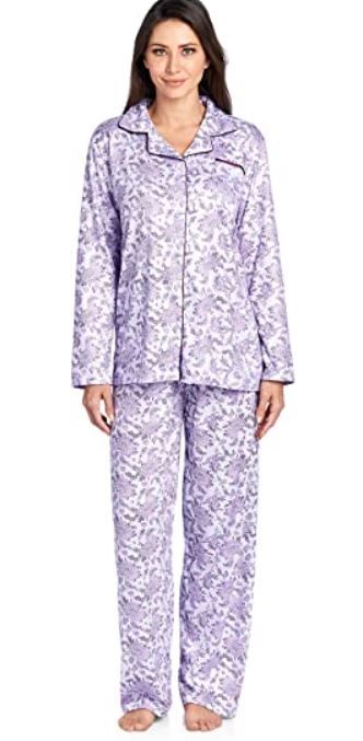 Photo 1 of Casual Nights Women's Sleepwear Long Sleeve Floral Pajama Set size XL