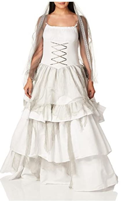 Photo 1 of Forum Novelties Women's Deluxe Victorian Ghost Bride Costume size 14/16