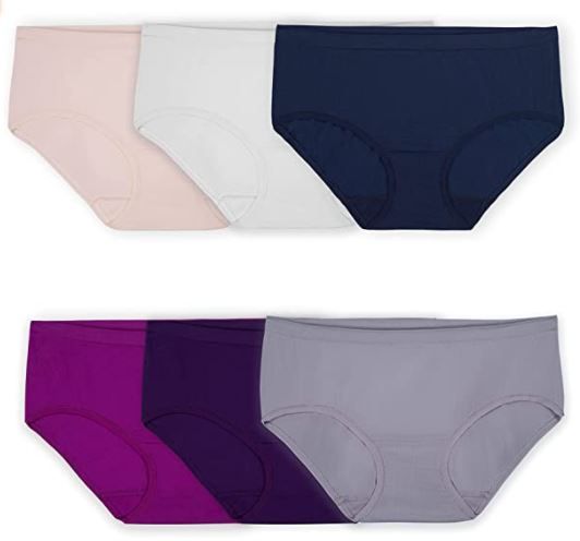 Photo 1 of Fruit of the Loom Women's Seamless Panties size 8