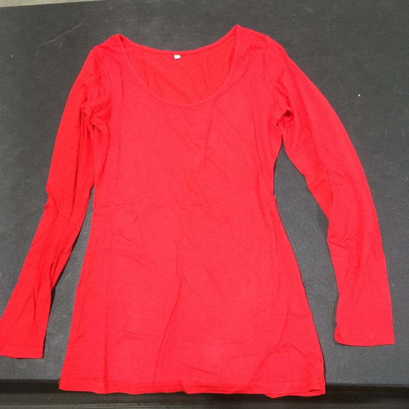 Photo 2 of Amazon Essentials Women's Classic-Fit Long-Sleeve Crewneck T-Shirt size s