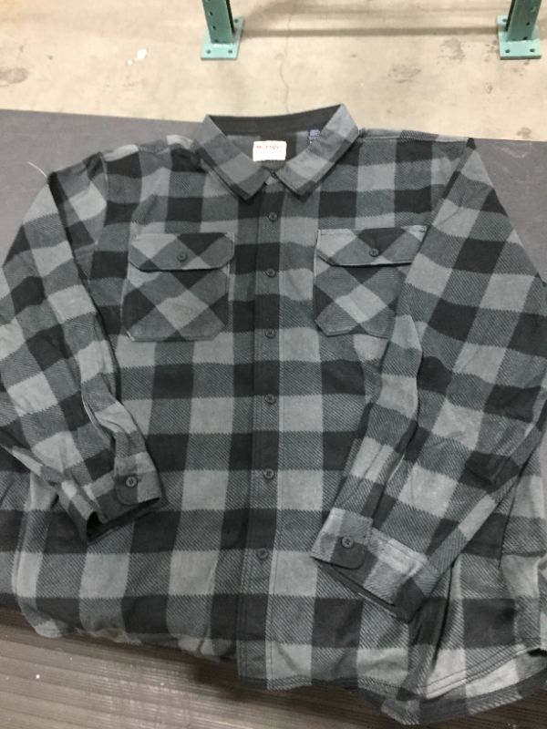 Photo 2 of Wrangler Authentics Men's Long Sleeve Fleece Shirt size 3x