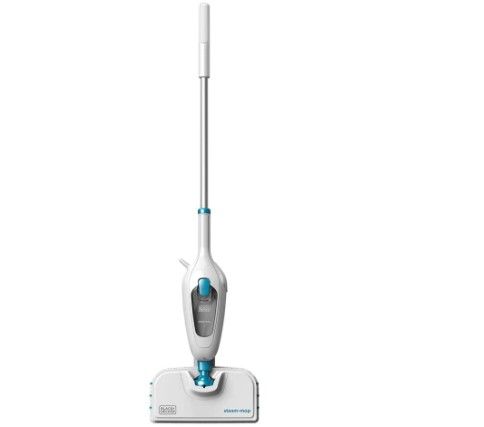 Photo 1 of BLACK+DECKER Steam Mop, White (HSM13E1)