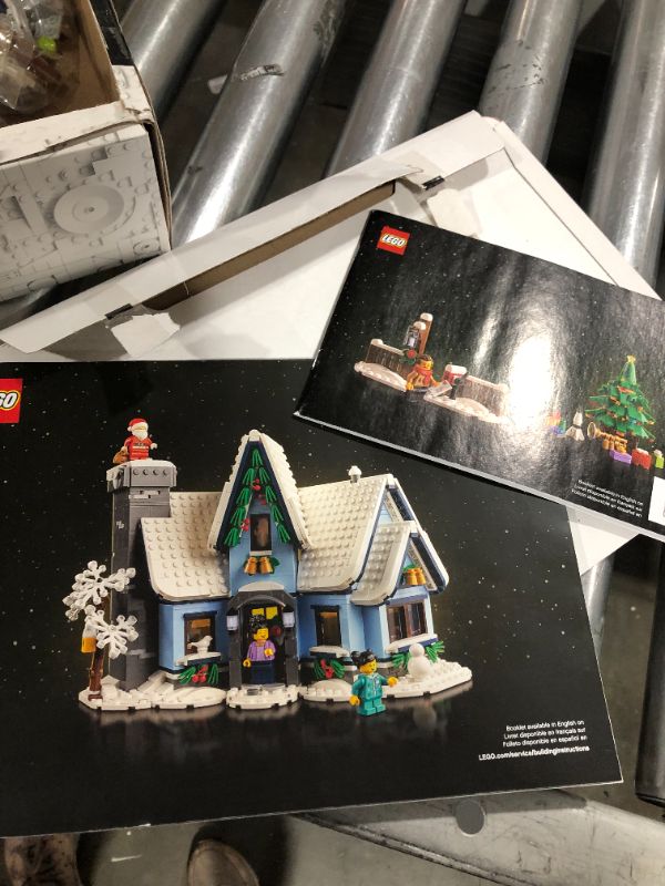 Photo 3 of LEGO Santa’s Visit 10293 Building Kit; a Festive Build for Adults and Families, with a Christmas Scene to Display (1,445 Pieces)