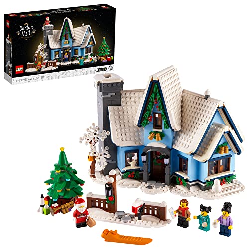 Photo 1 of LEGO Santa’s Visit 10293 Building Kit; a Festive Build for Adults and Families, with a Christmas Scene to Display (1,445 Pieces)