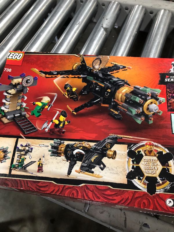 Photo 3 of LEGO NINJAGO Legacy Boulder Blaster; Airplane Toy Featuring Collectible Figurines 